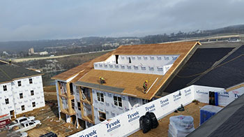 commercial roof construction